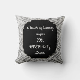 Coussin Touch of Luxury 30th Birthday design