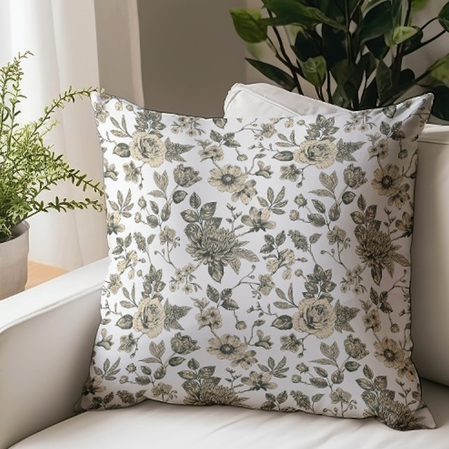 Coussin Touche d'Elegance Garden Toile (Créateur téléchargé)