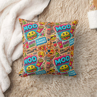 Coussin toujours affamé - Décor maison amusant et