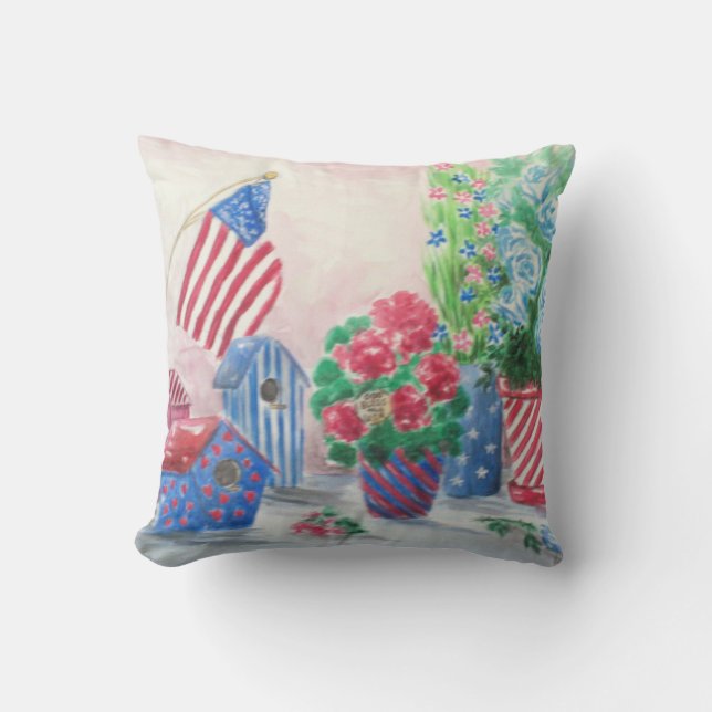 Coussin Toujours la vie patriotique (Recto)