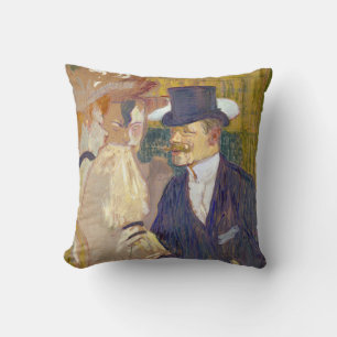 Coussin Toulouse-Lautrec - L'Anglais au Rouge