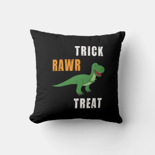 Coussin Tour de friandises Halloween T-Rex Mignon