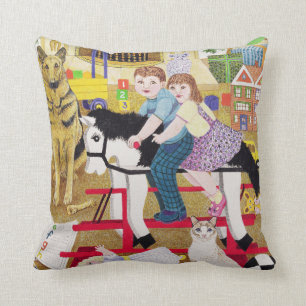 Coussin Tour-un-Coq-Cheval