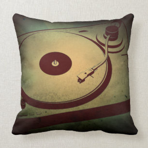 Coussin Tourne-disque du lecteur de disques Retro Grunge t