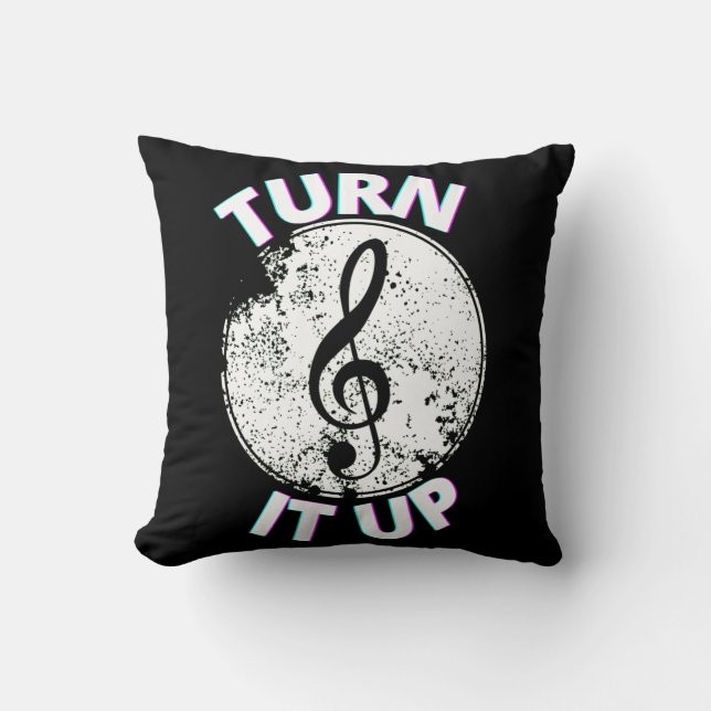 Coussin TOURNER la musique (Recto)