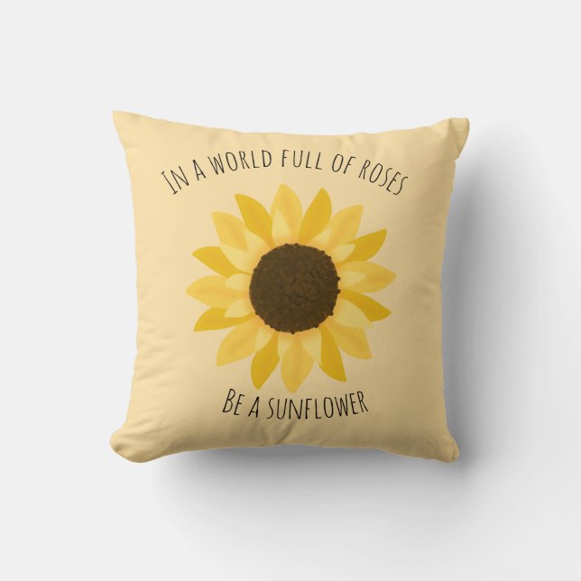 Coussin tournesol (Recto)