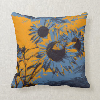 Coussin Tournesol parisien