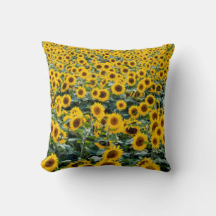 Coussin Tournesols, champ du Wisconsin