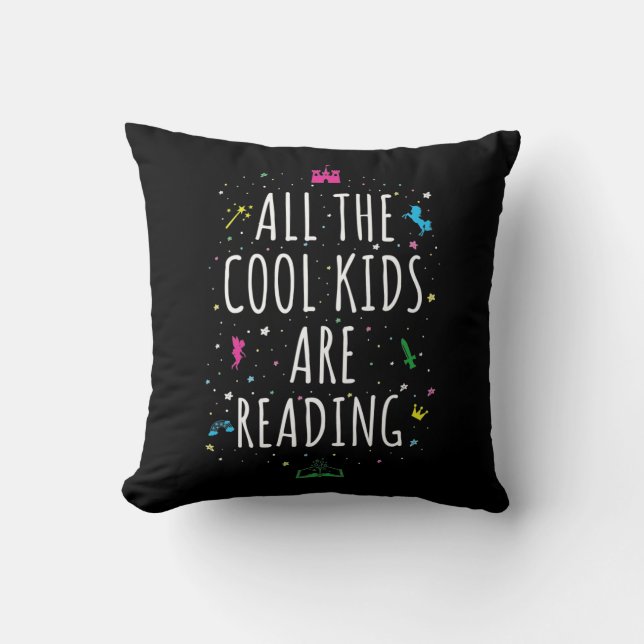 Coussin Tous Les Enfants Cool Lisent I (Recto)