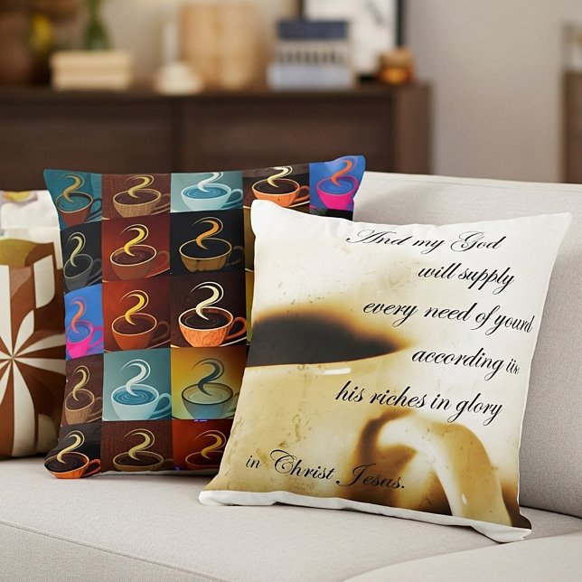 Coussin tous nos besoins (Café) (Créateur téléchargé)