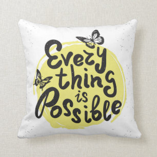 Coussin Tout est possible
