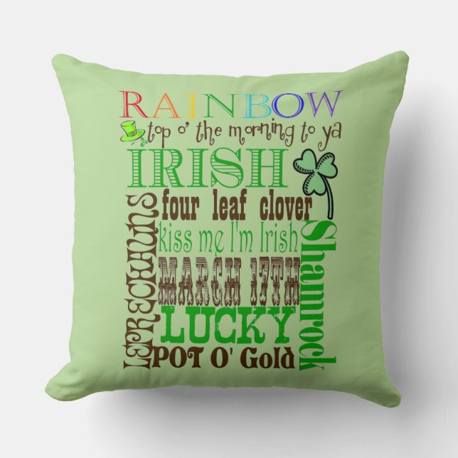 Coussin Tout irlandais (Recto)