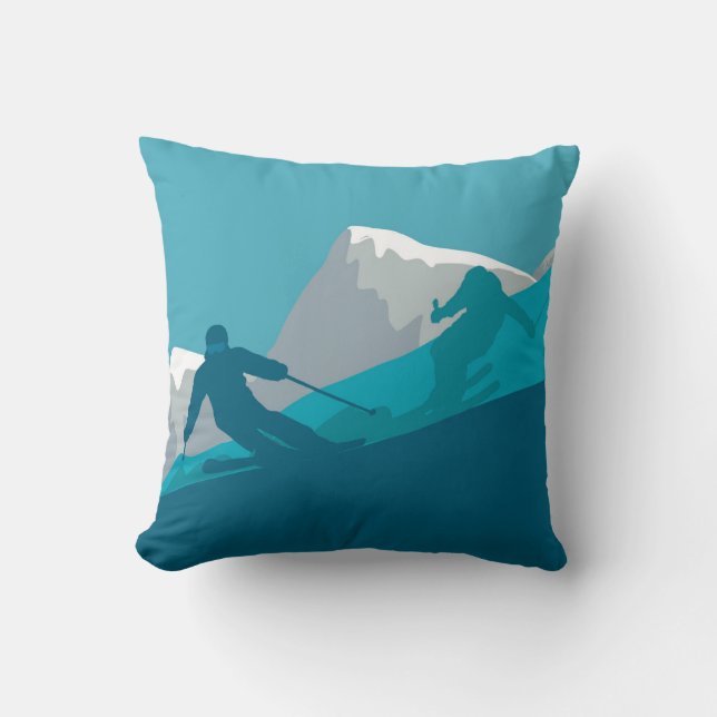 Coussin Tout le ski de montagne (Recto)