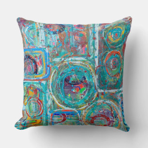 Coussin Tout l'oreiller à lancer poli lavé 20 x 20