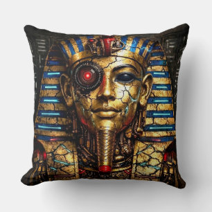 Coussin Toutânkhamon 2.0 : Le Roi Cybernétique