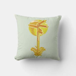 Coussin Toutes les routes mènent à la maison