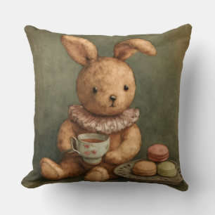 Coussin Toy Tea Party, Vintage, par Natasha Us