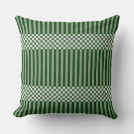 Coussin Tracé&Tissu Vérificateur Des Tons D'Oreiller Vert