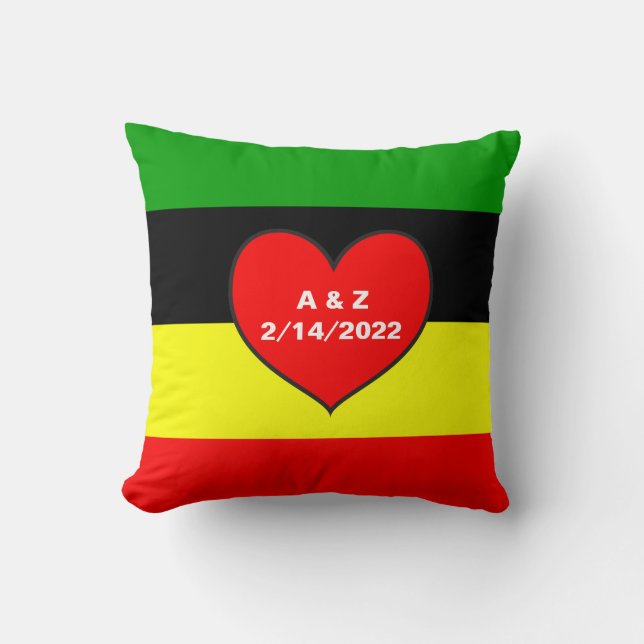 Coussin Traces Afrocentriques (Recto)