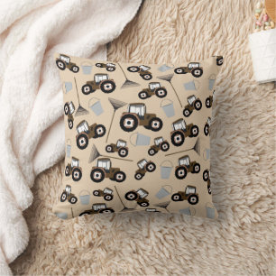 Coussin Tracteur Camion Motif Équipement agricole