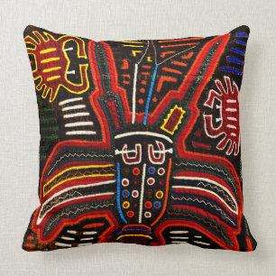 Coussin traditionnel d'art de Mola