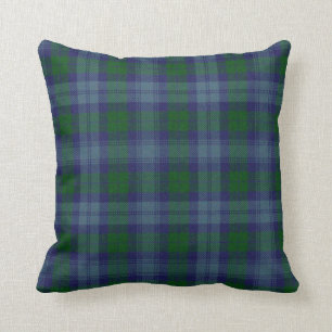 Coussin traditionnel de plaid de tartan de