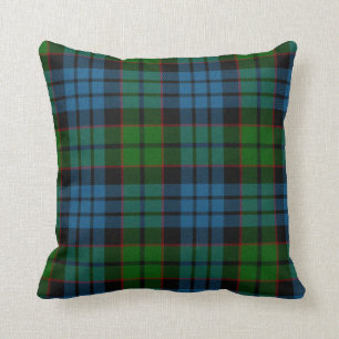 Coussin traditionnel de plaid de tartan de