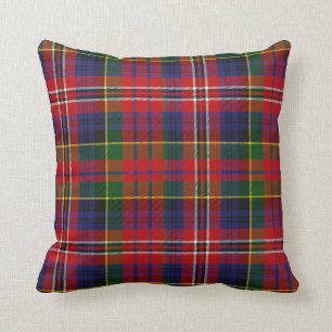 Coussin traditionnel de plaid de tartan de
