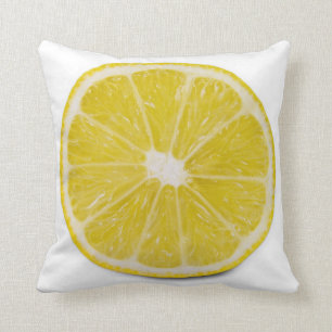 Coussin tranche de citron