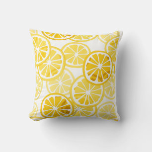 Coussin Tranche de citron acidulée