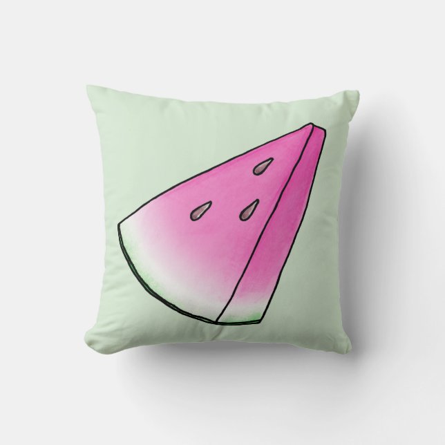 Coussin Tranche de pastèque (Recto)