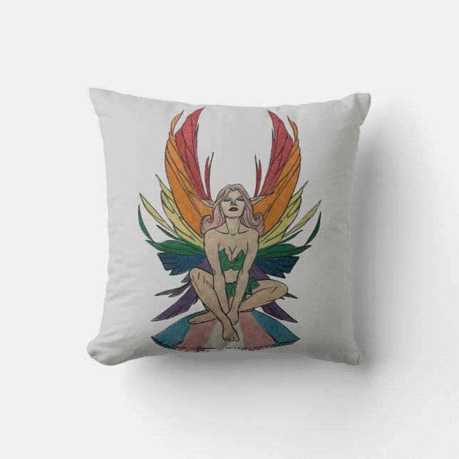Coussin Transgender Faerie  (Recto)