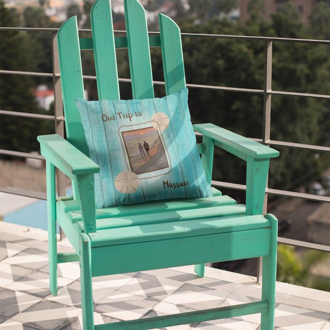 Coussin Travel Beach Photo (Créateur téléchargé)