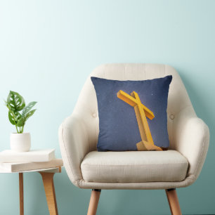 Coussin Traverser la plage de Pensacola avec la Voie Lacté