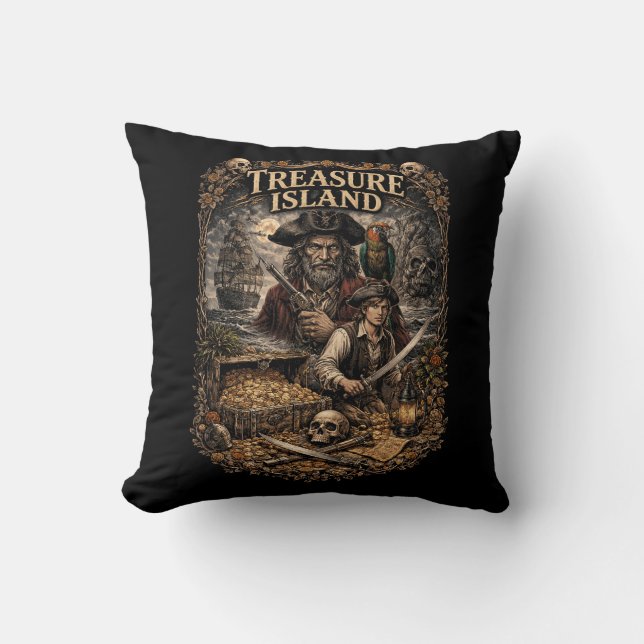 Coussin Treasure Island (Recto)