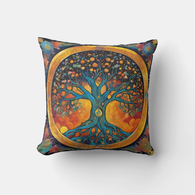 Coussin Tree of Life (Recto)
