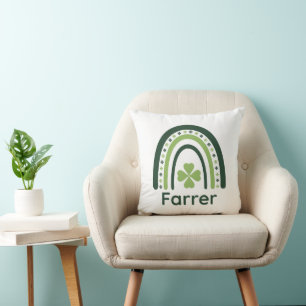 Coussin Trèfle Farrer Boho Arc-en-ciel