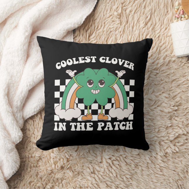 Coussin Trèfle le plus cool du patch St Patrick's Day (Couverture)