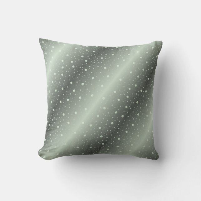 Coussin trèfles, ensemble,maison,contrôles,rayures, (Recto)