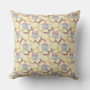 Coussin Trellis de marbre floral Sunshine