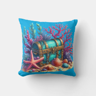 Coussin "Trésor sous-marin"
