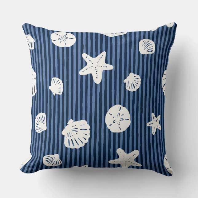 Coussin Trésors de la Plage (Recto)