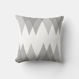 Coussin Triangles gris