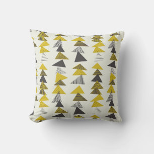 Coussin Triangles Rétro : Motif Varié sans joint.