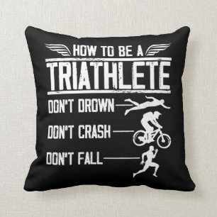 Coussin Triathlon sportif de Triathlon Swim Bike Run