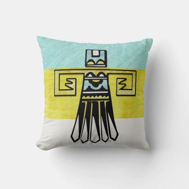 Coussin Tribal amérindien Hopi Pride (Recto)