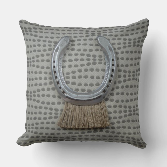 Coussin tribal de chaussure de cheval (Recto)