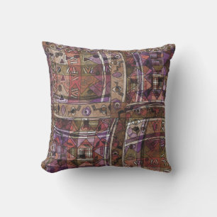 Coussin Tribus abstraites africaines à la mode