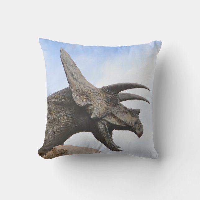 Coussin Tricératops Dinosaur (Recto)