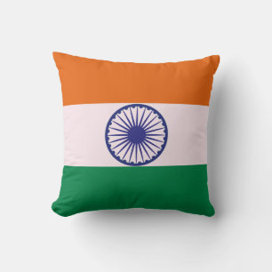 Coussin Tricolore indien Tiranga